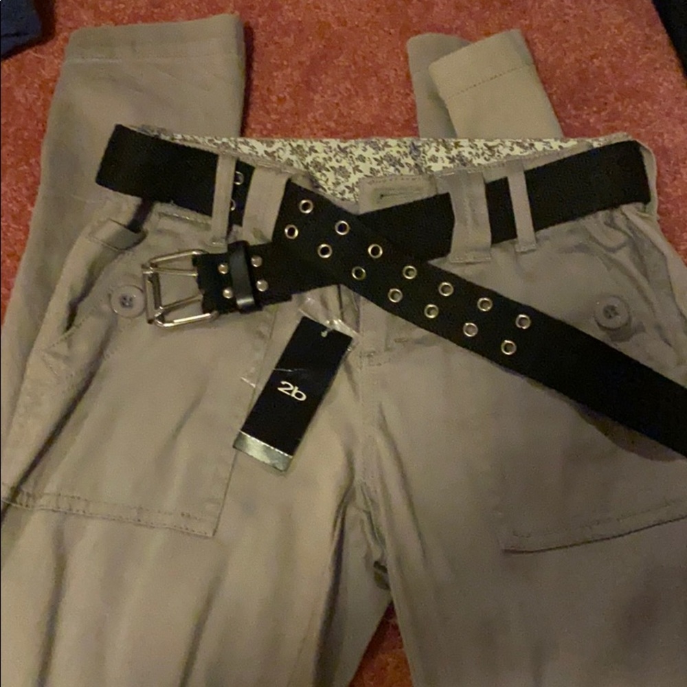 Bebe military skinny cargo